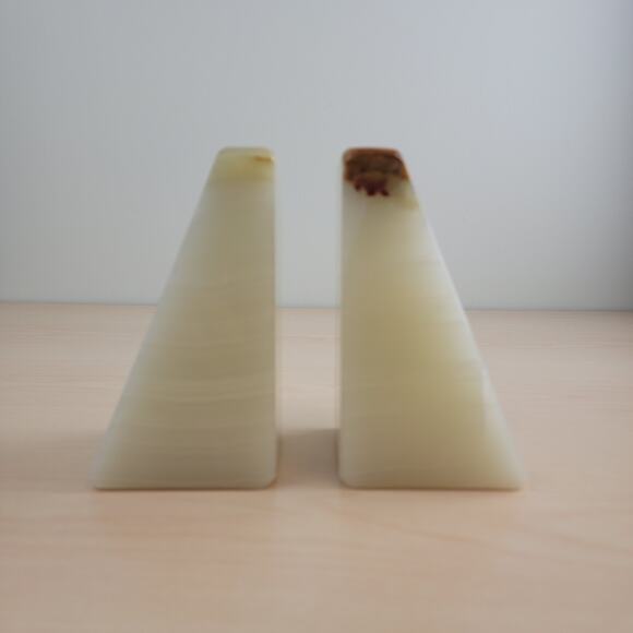 Vintage Crystal Stone Bookends